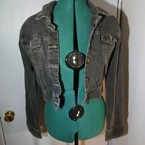 Paris Blues Dark Gray Denim Jacket